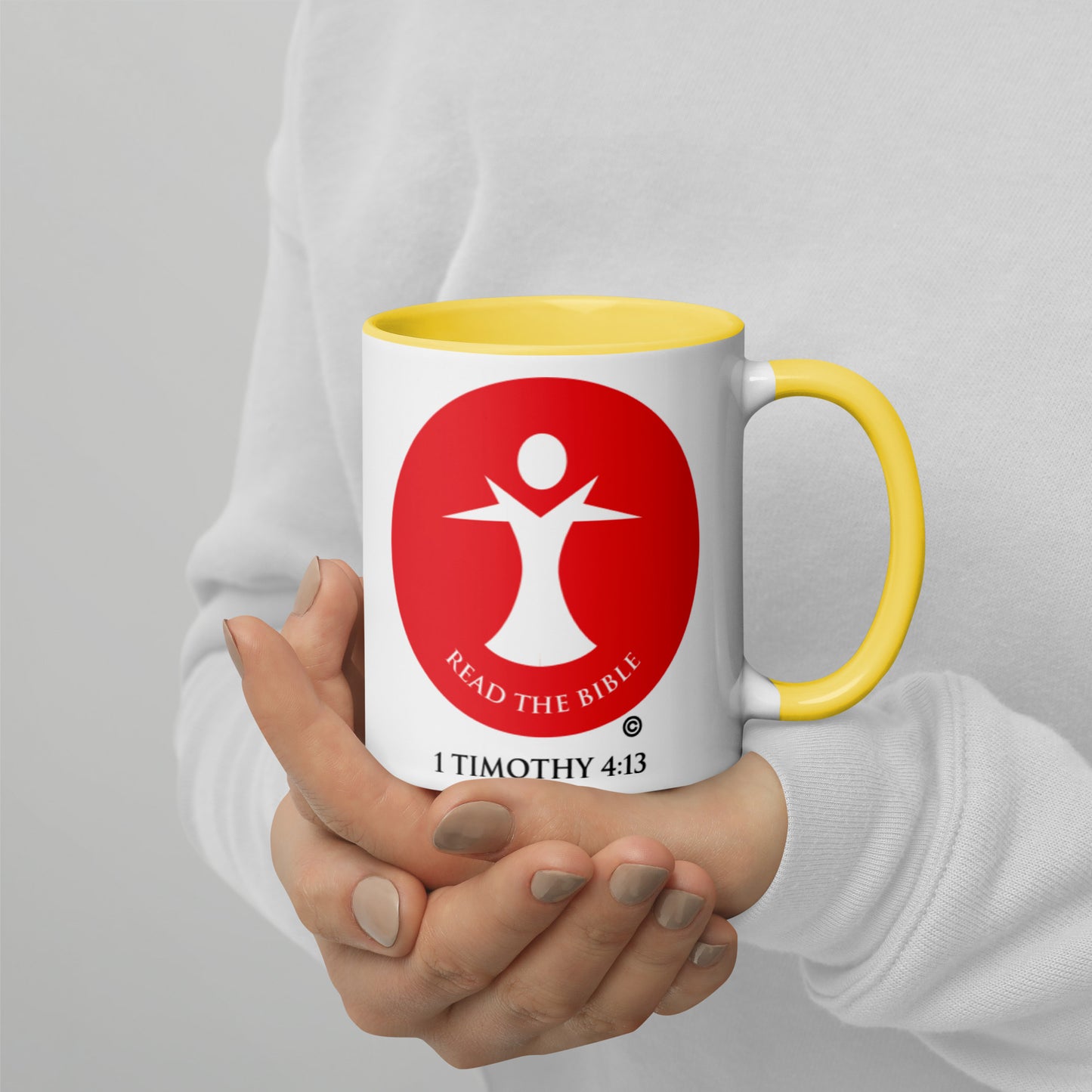 Read the Bible Mug with Color Inside