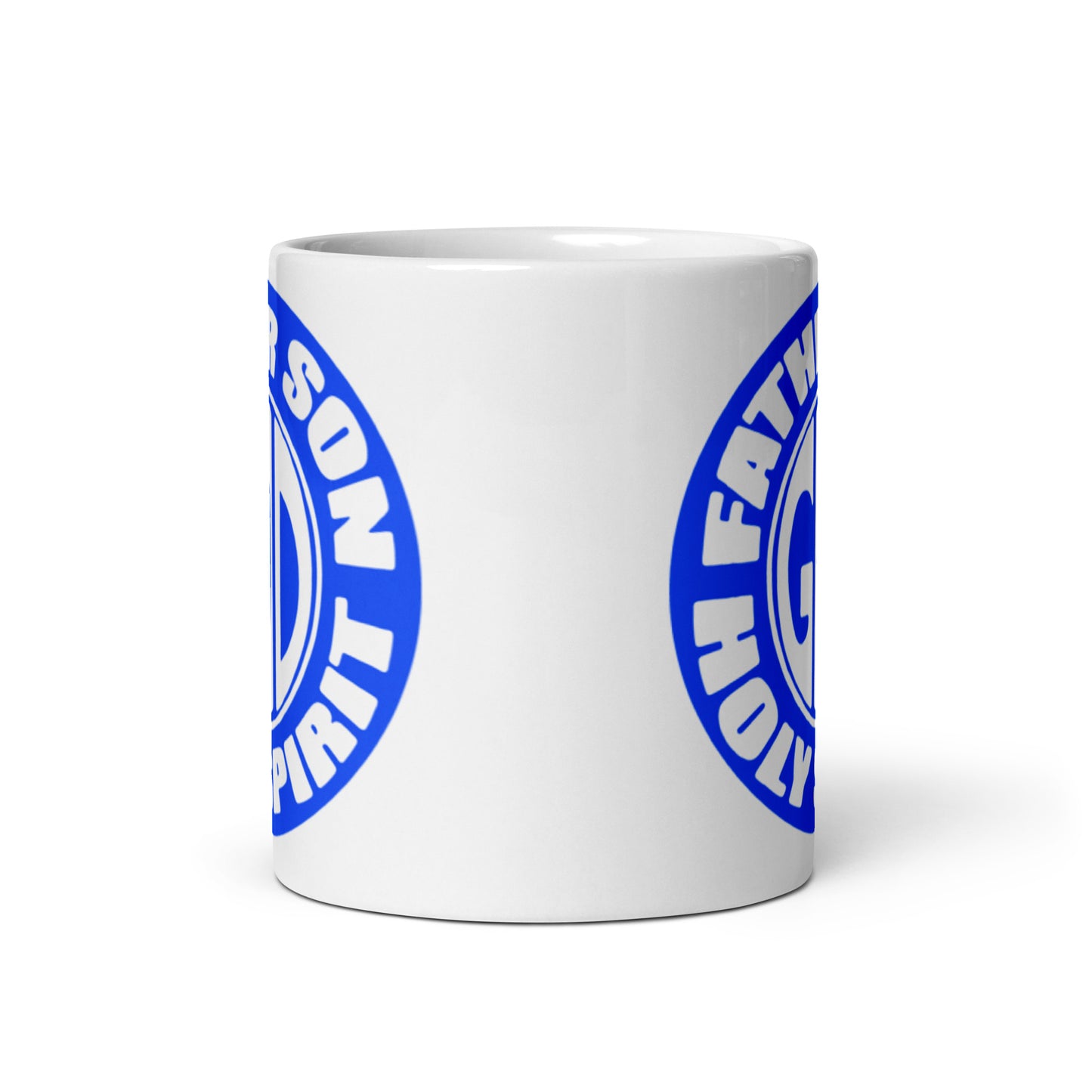 Father Son Holy Spirit White Glossy Mug