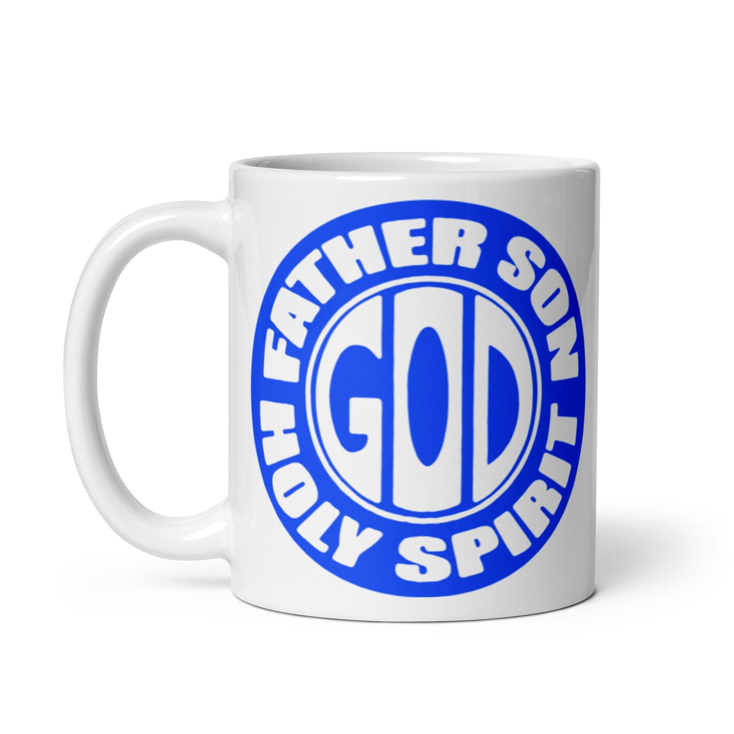 Father Son Holy Spirit White Glossy Mug