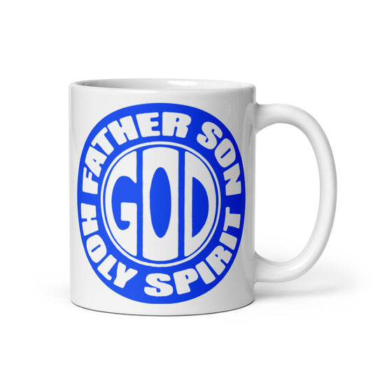 Father Son Holy Spirit White Glossy Mug