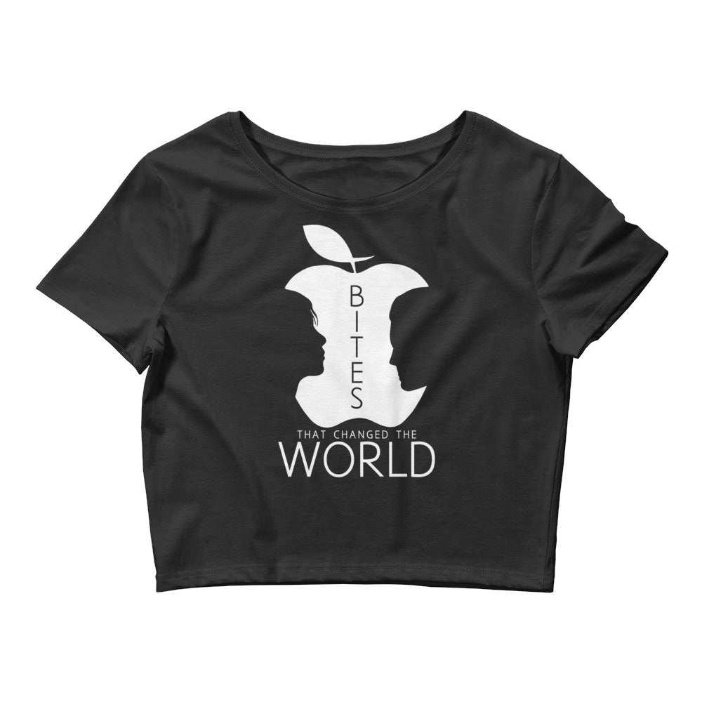 Bites Dark-Colored Women’s Crop Tee