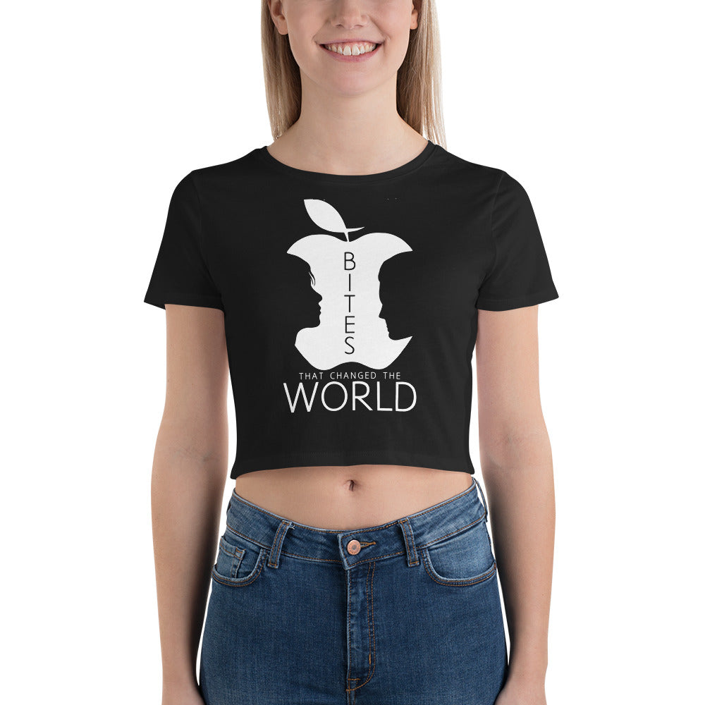 Bites Dark-Colored Women’s Crop Tee