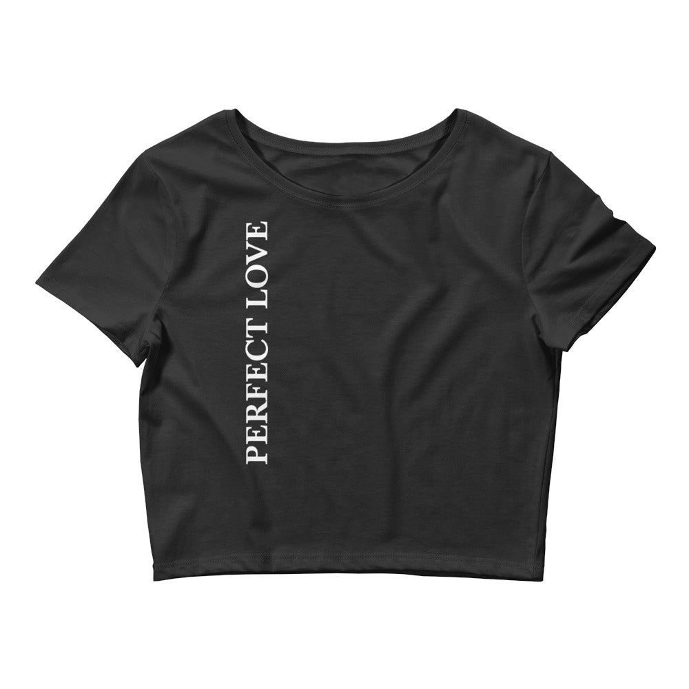 Perfect Love Dark-Colored Women’s Crop Tee