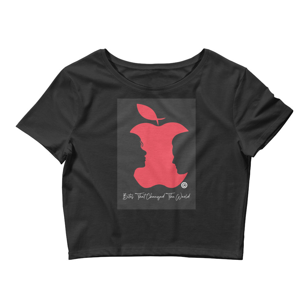 Bites That Changed the World Women’s Crop Tee