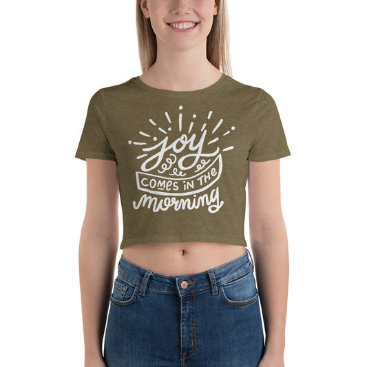Joy Dark-Colored Women’s Crop Tee