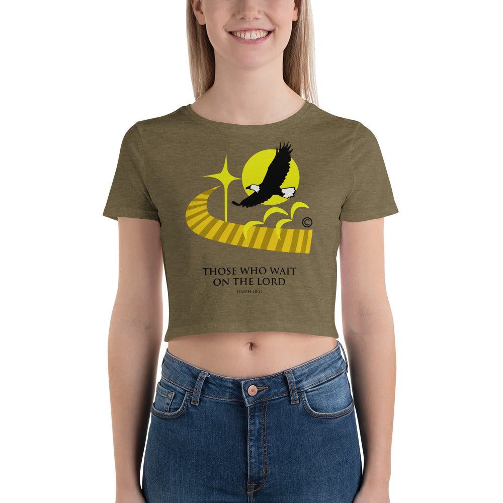 Those Who Wait on the Lord Women’s Crop Tee