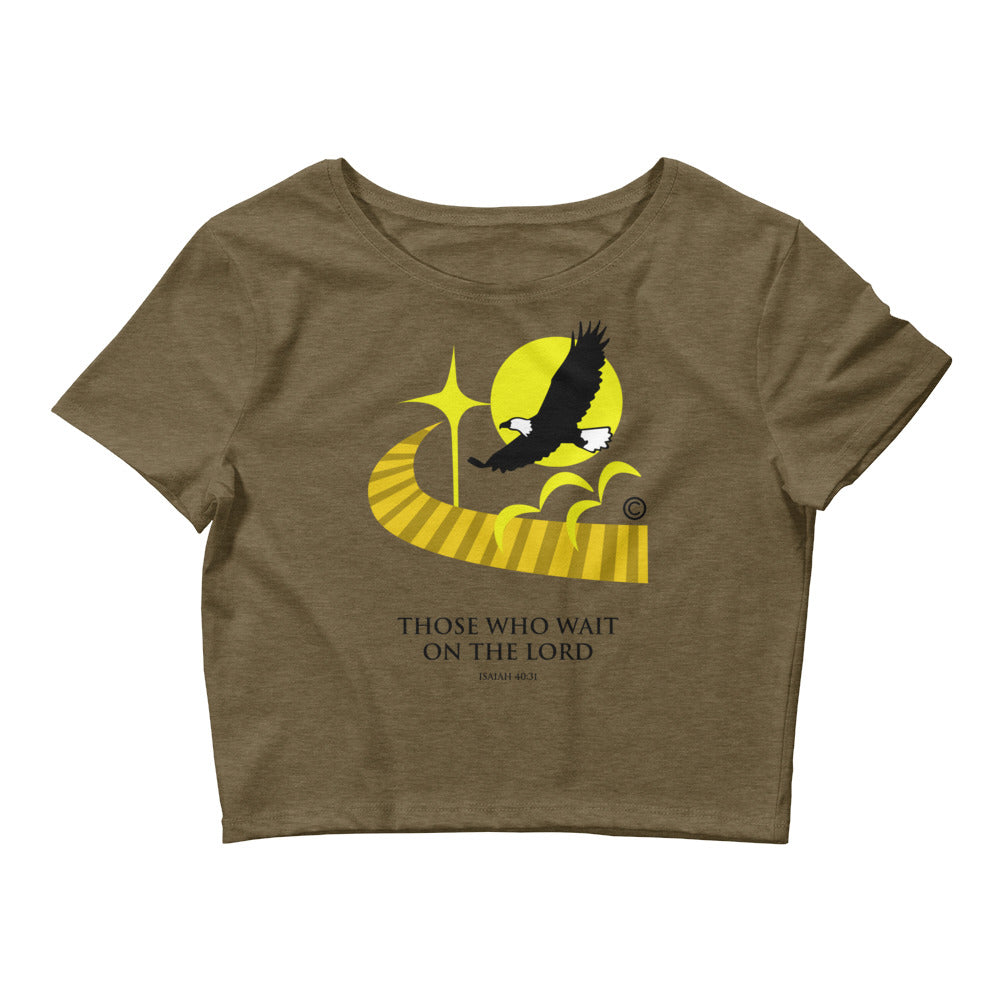 Those Who Wait on the Lord Women’s Crop Tee
