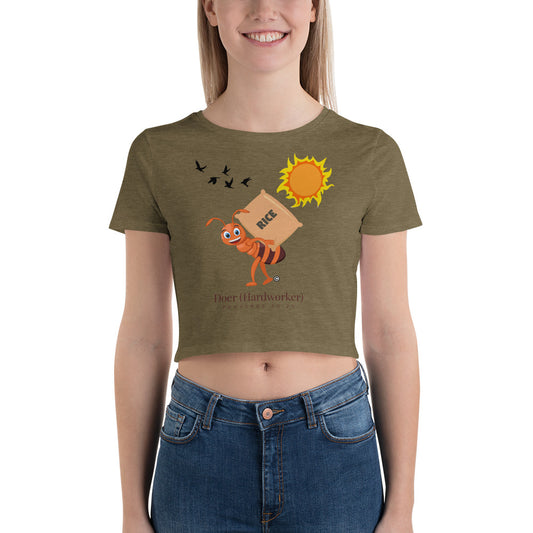 Doer - Hardworker Women’s Crop Tee