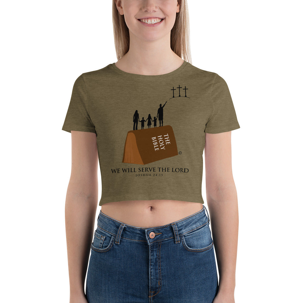 Serve the Lord Women’s Crop Tee