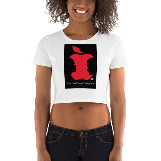 Bites That Changed the World Women’s Crop Tee
