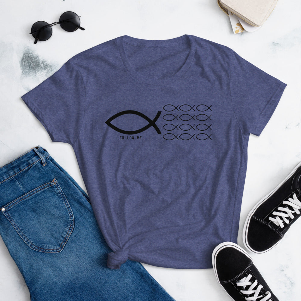 Follow Me (Light-Colored) Women's Short Sleeve T-shirt