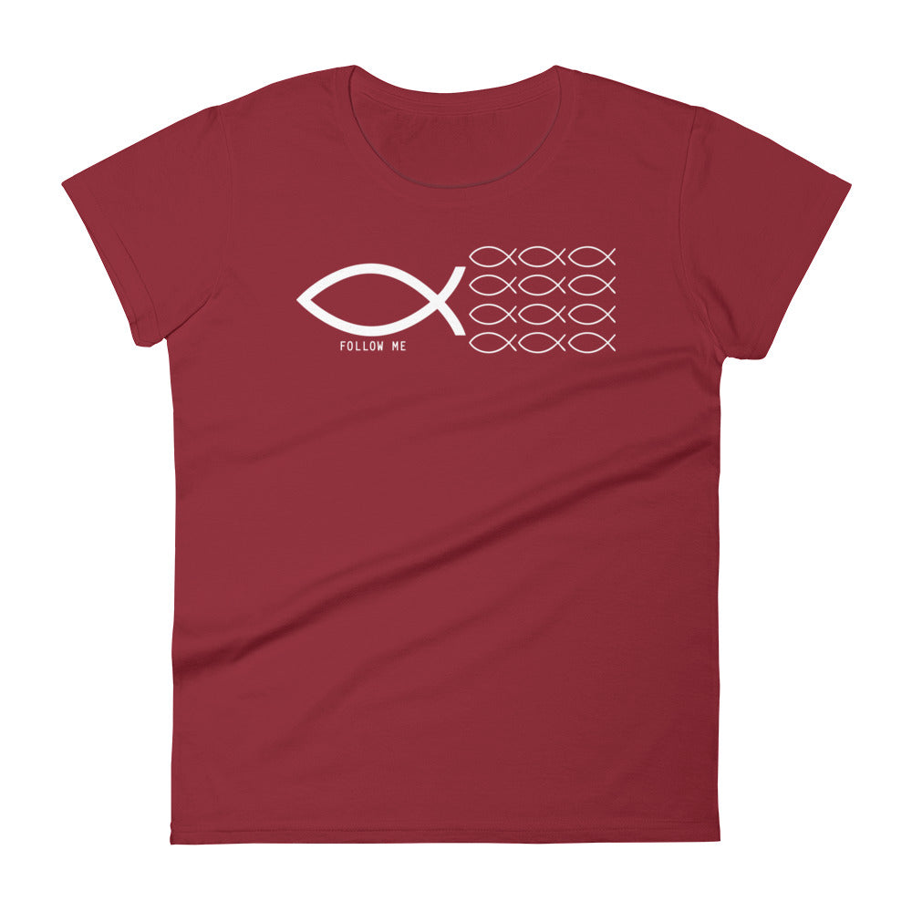 Follow Me (Dark-Colored) Women's Short Sleeve T-Shirt