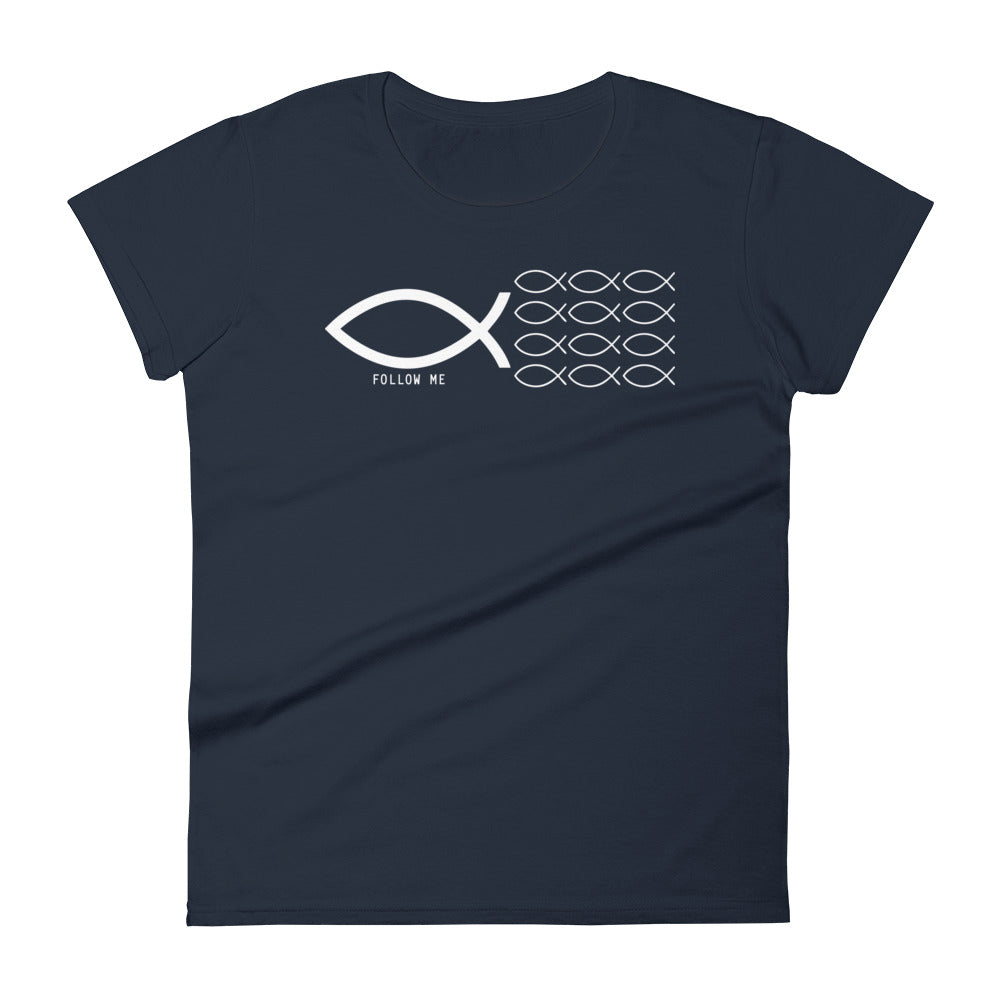 Follow Me (Dark-Colored) Women's Short Sleeve T-Shirt