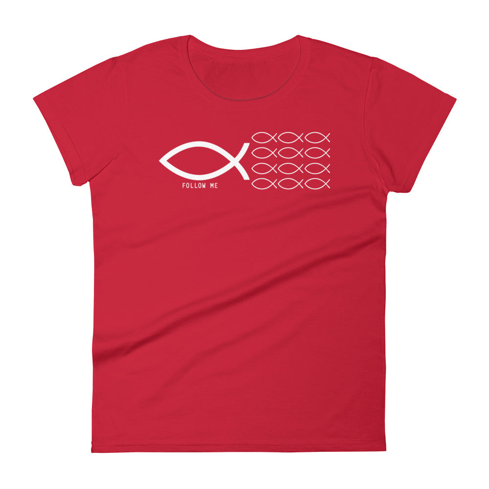 Follow Me (Dark-Colored) Women's Short Sleeve T-Shirt