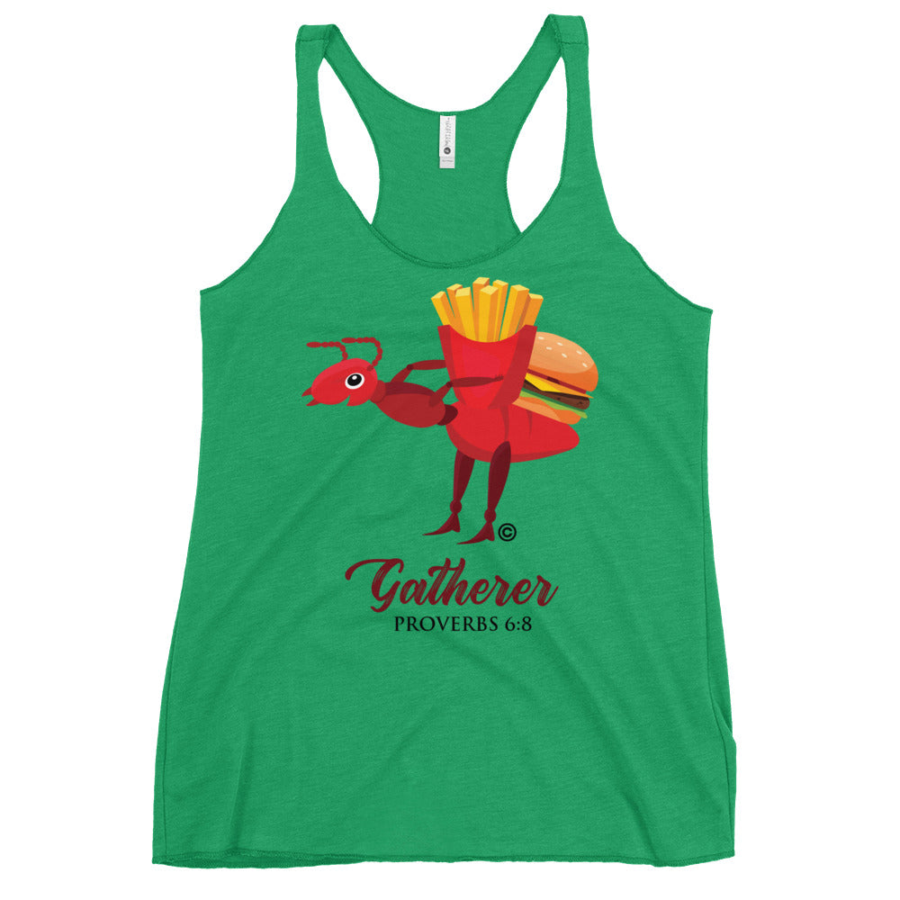 Gatherer Women's Colored Racerback Tank