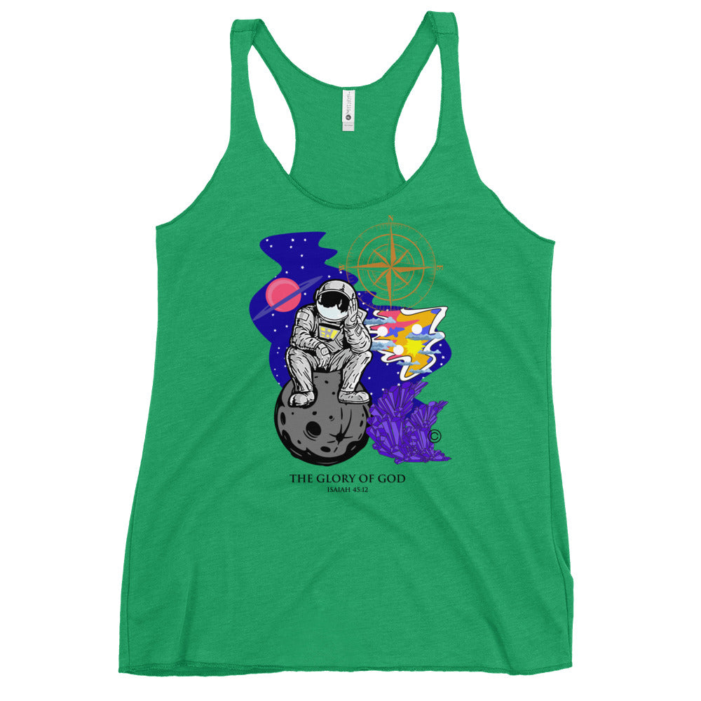 The Glory of God Women's Colored Racerback Tank