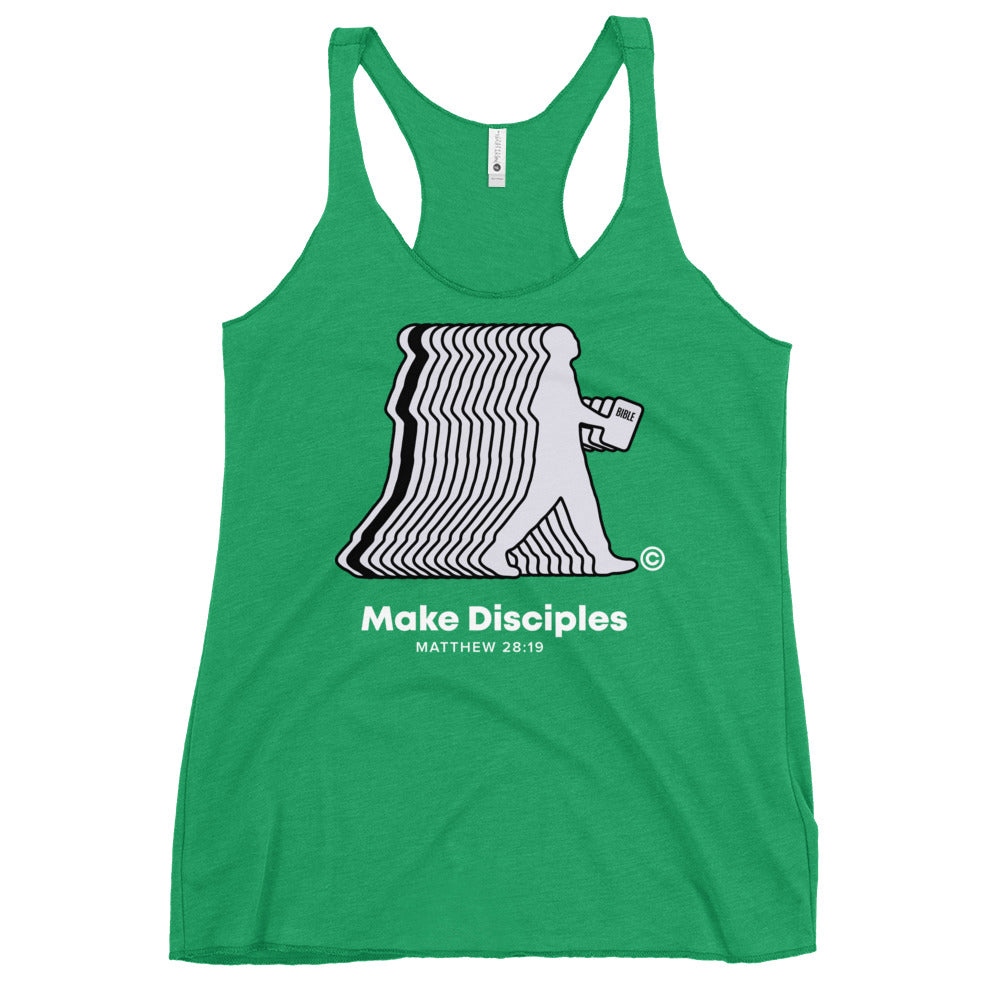 Make Disciples Colored Women's Racerback Tank