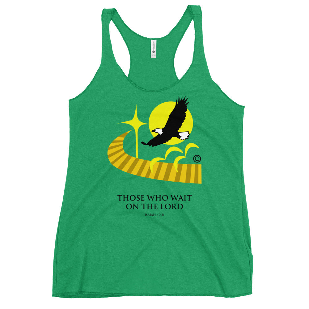 Those Who Wait on the Lord Women's Racerback Tank