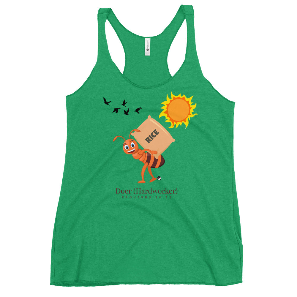 Doer - Hardworker Women's Racerback Tank