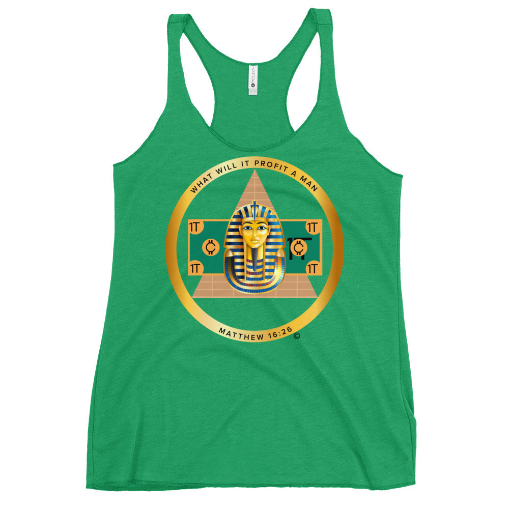 Matthew 16:26 Women's Racerback Tank