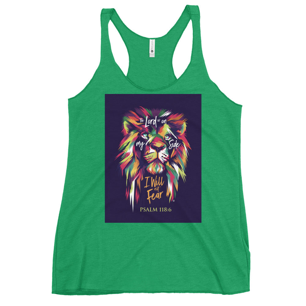 I Will Not Fear Women's Racerback Tank