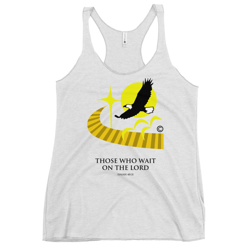 Those Who Wait on the Lord Women's Racerback Tank
