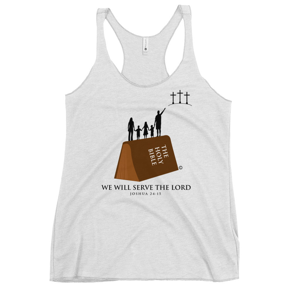 Serve the Lord Women's Racerback Tank