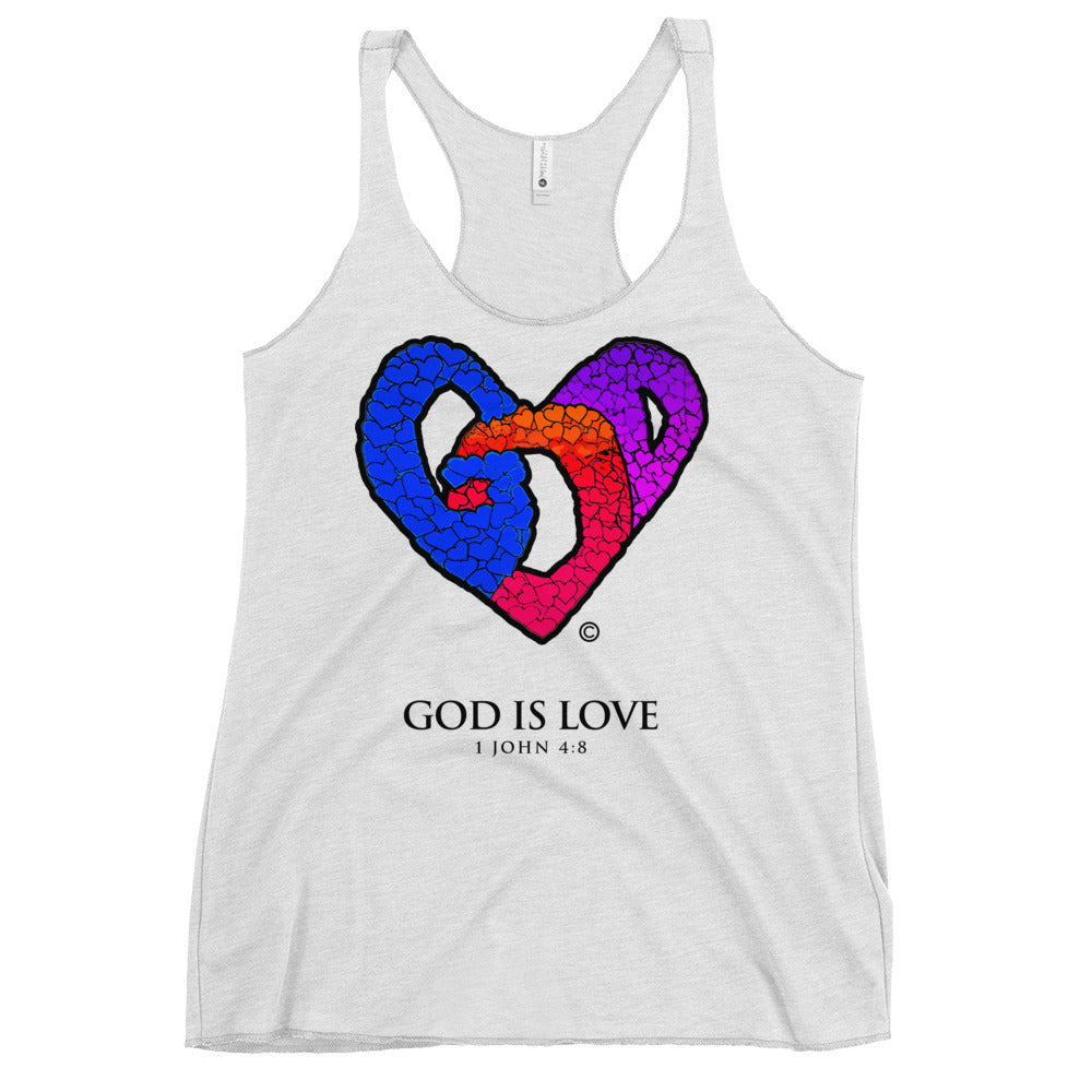God is Love Women's Racerback Tank