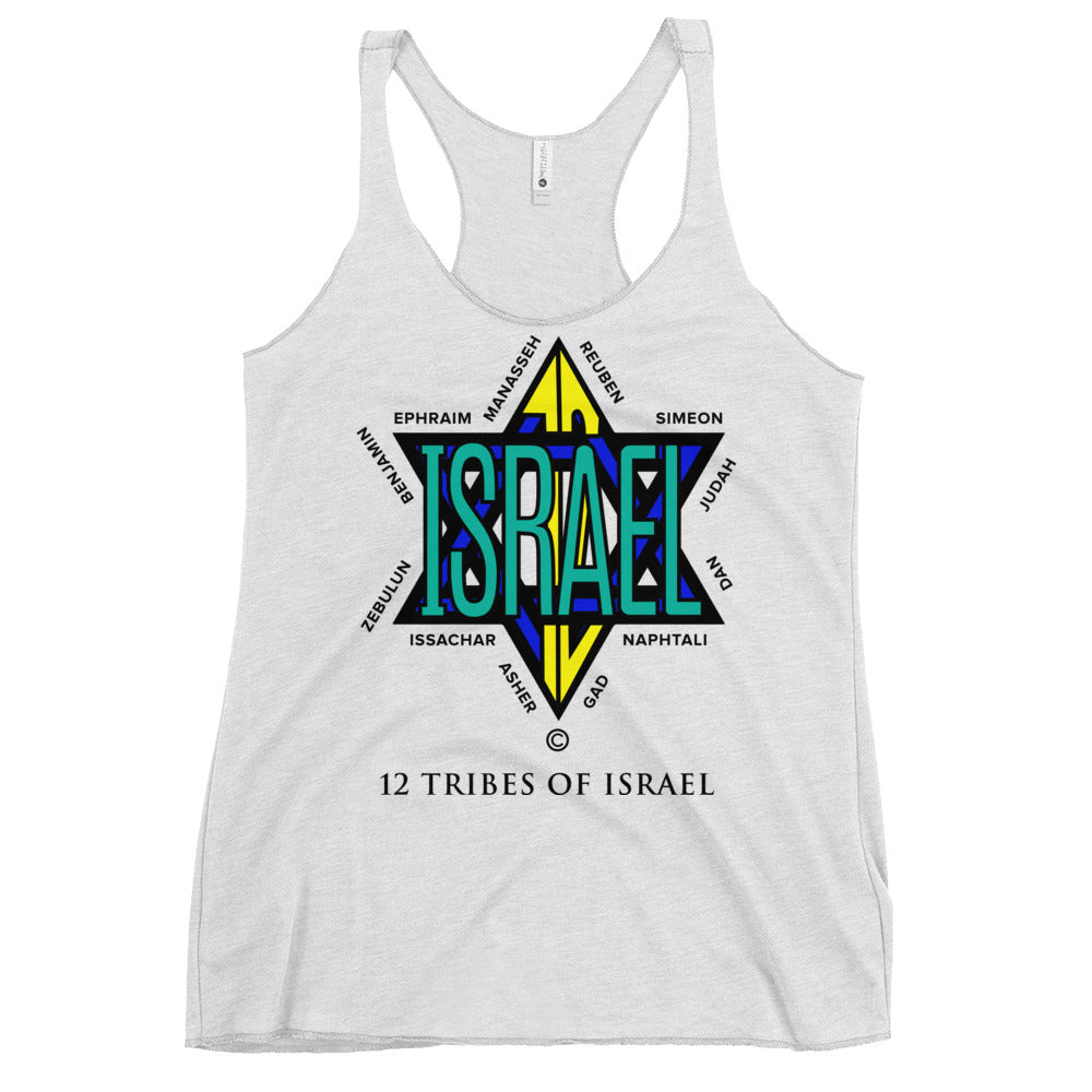 12 Tribes of Israel Women's Racerback Tank