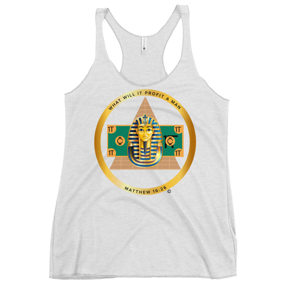 Matthew 16:26 Women's Racerback Tank