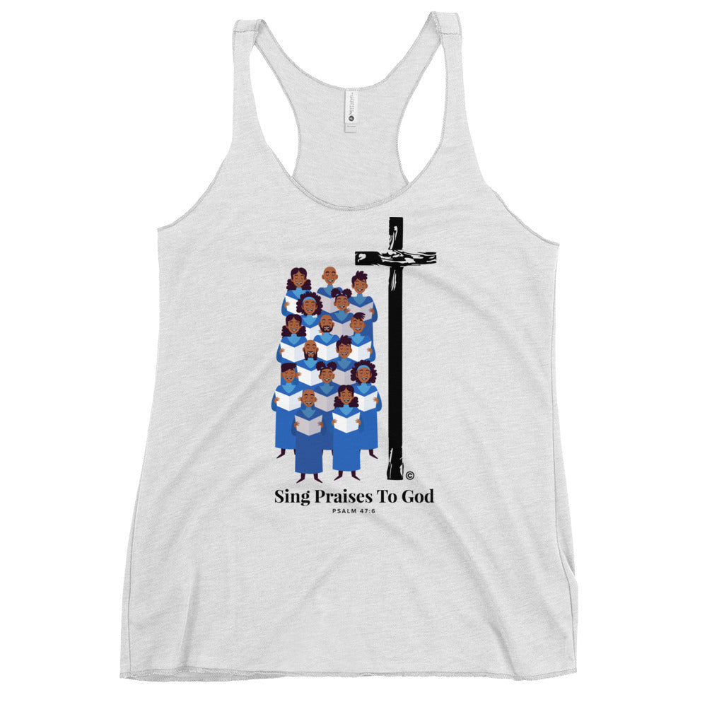 Sing Praises to God Women's Racerback Tank