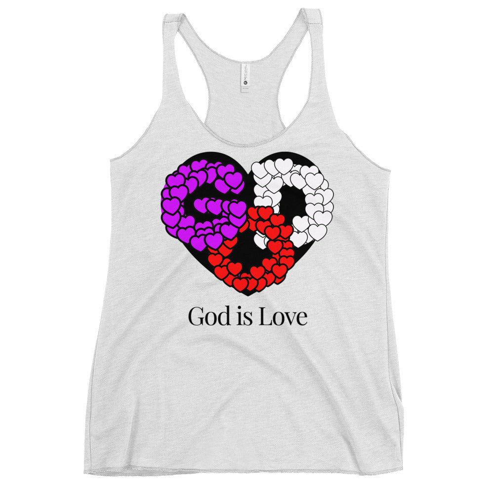 God is Love Women's Racerback Tank