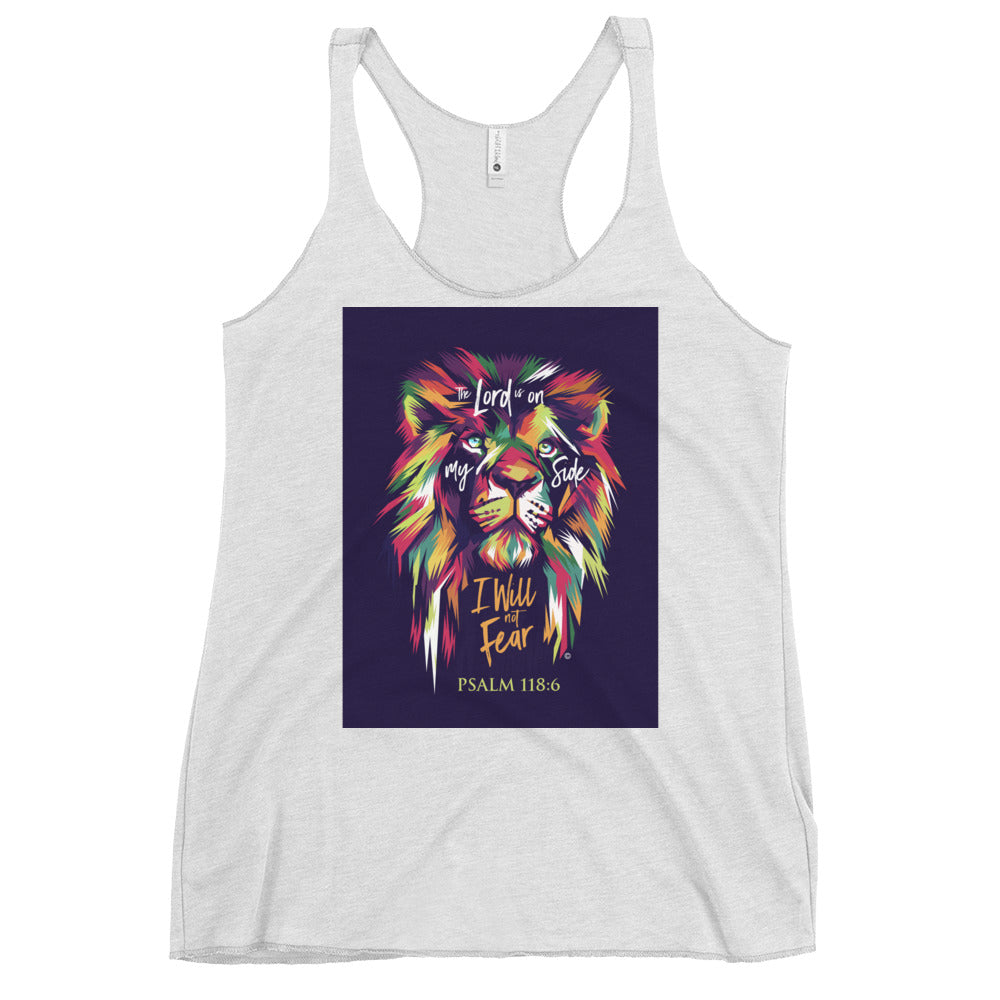 I Will Not Fear Women's Racerback Tank