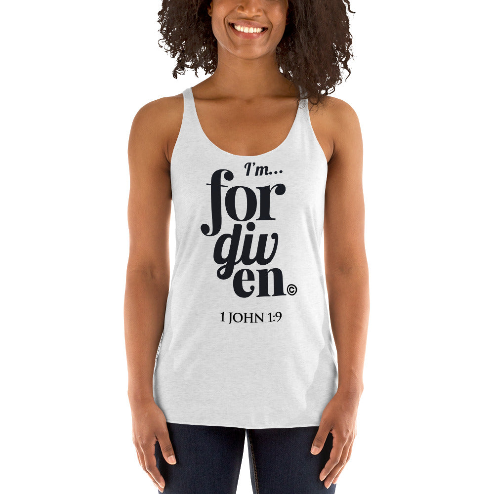 I'm Forgiven Women's Racerback Tank