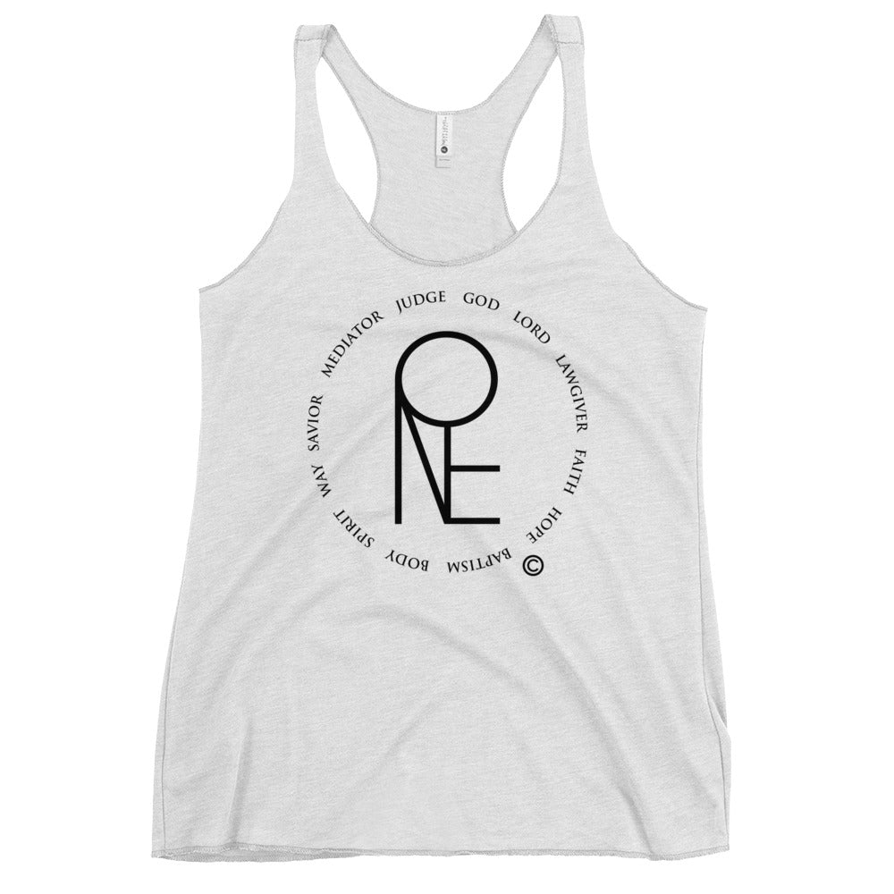 One God Women's Racerback Tank