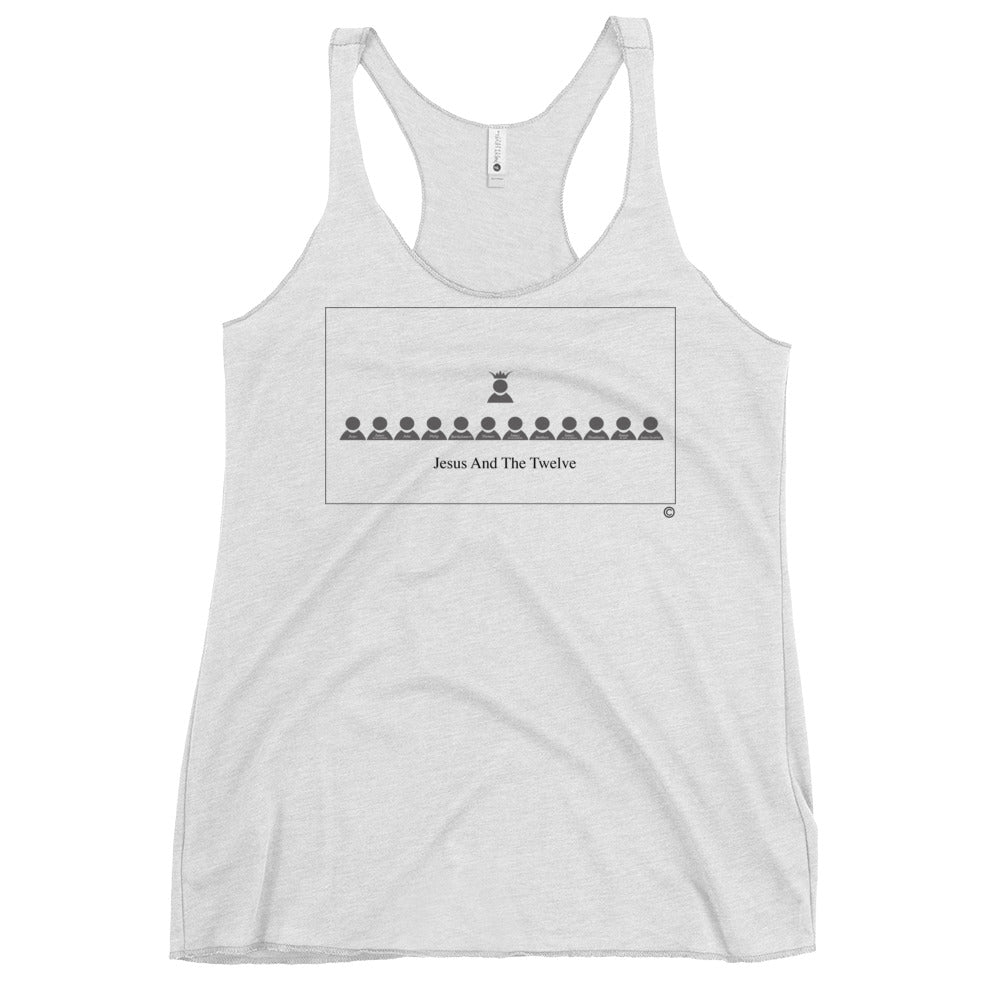 Jesus and the Twelve Women's Racerback Tank