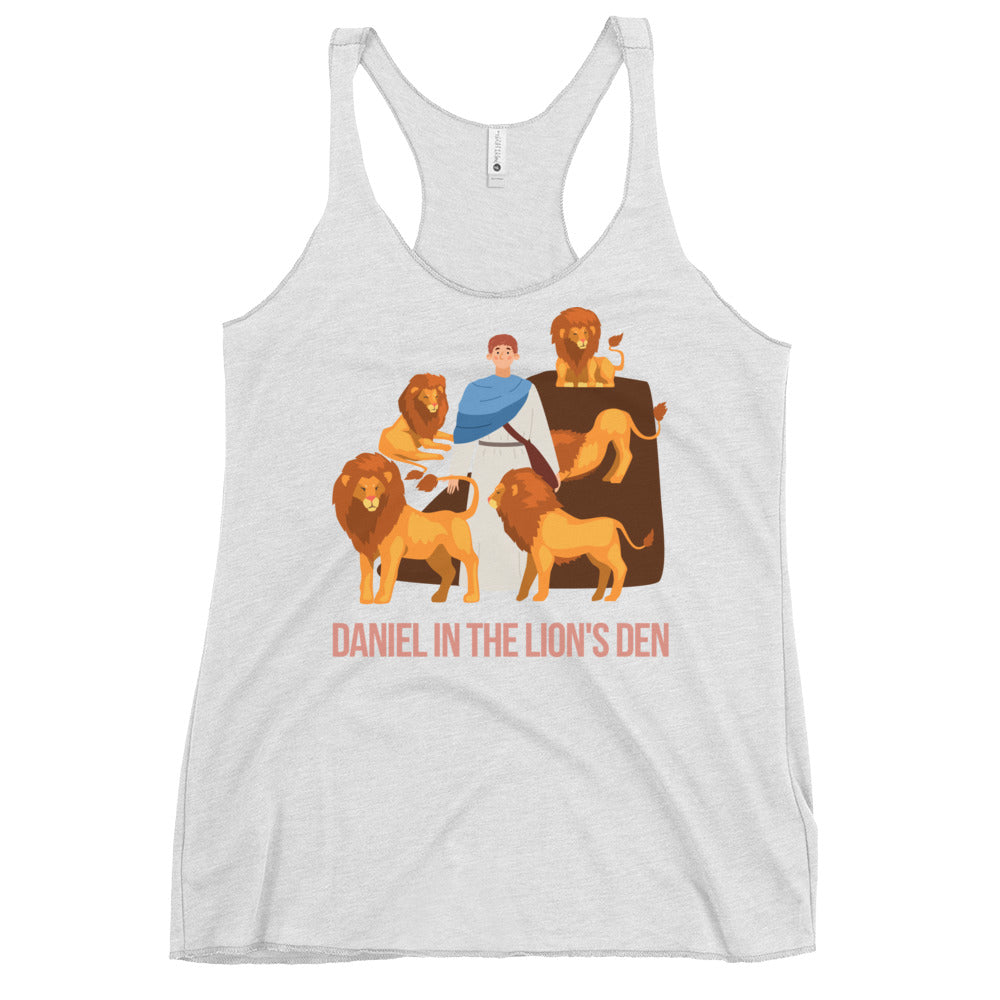 Daniel in the Lion's Den Women's Racerback Tank