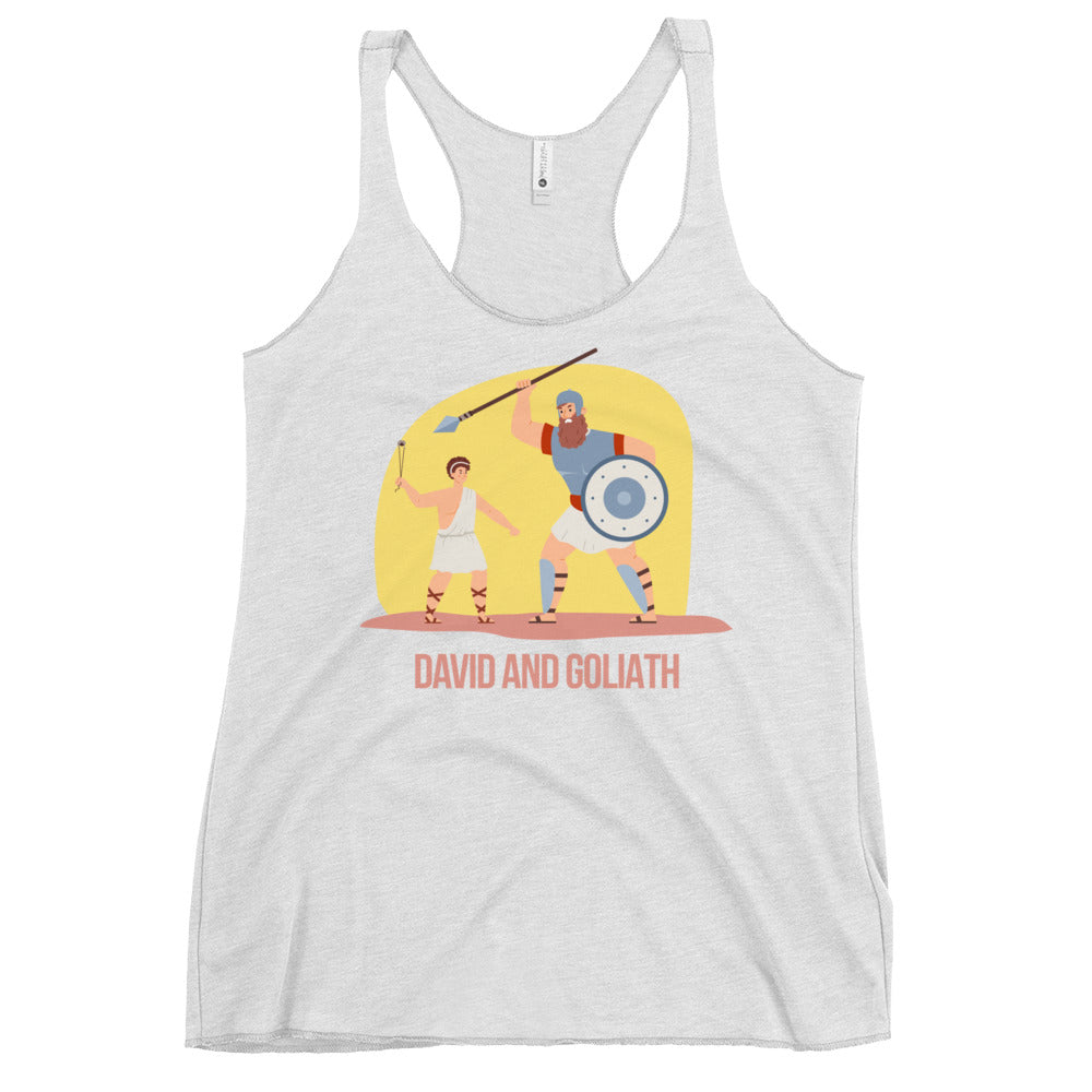 David and Goliath Women's Racerback Tank