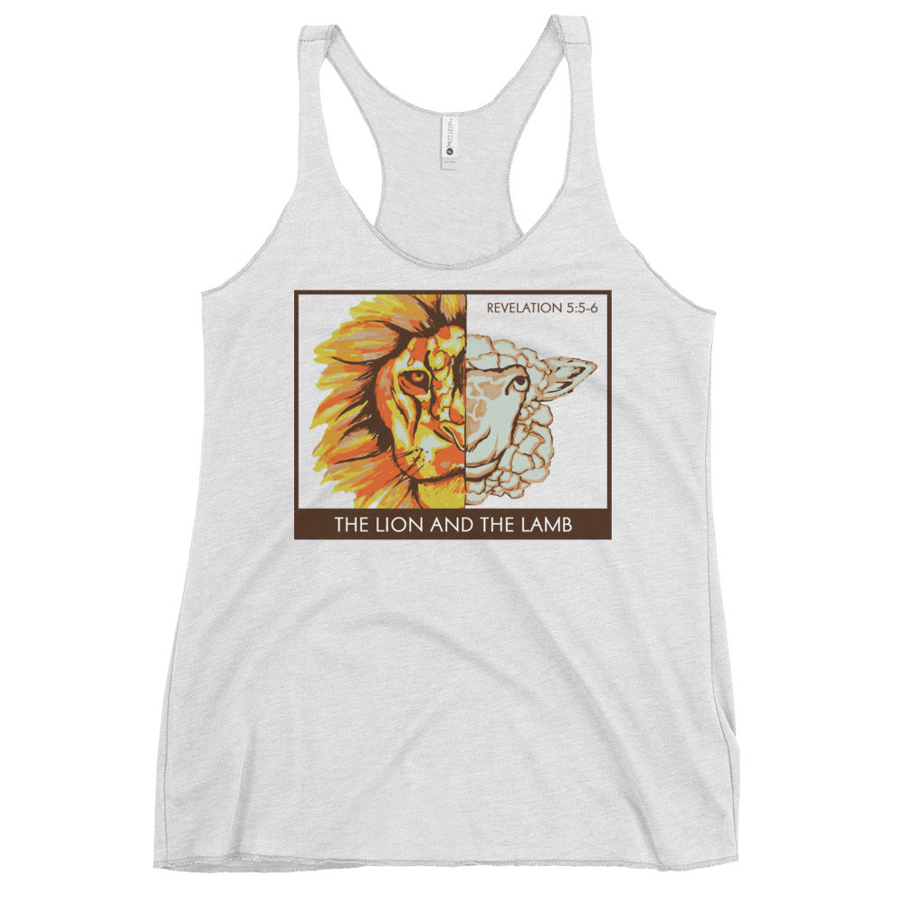 The Lion and the Lamb Women's Racerback Tank