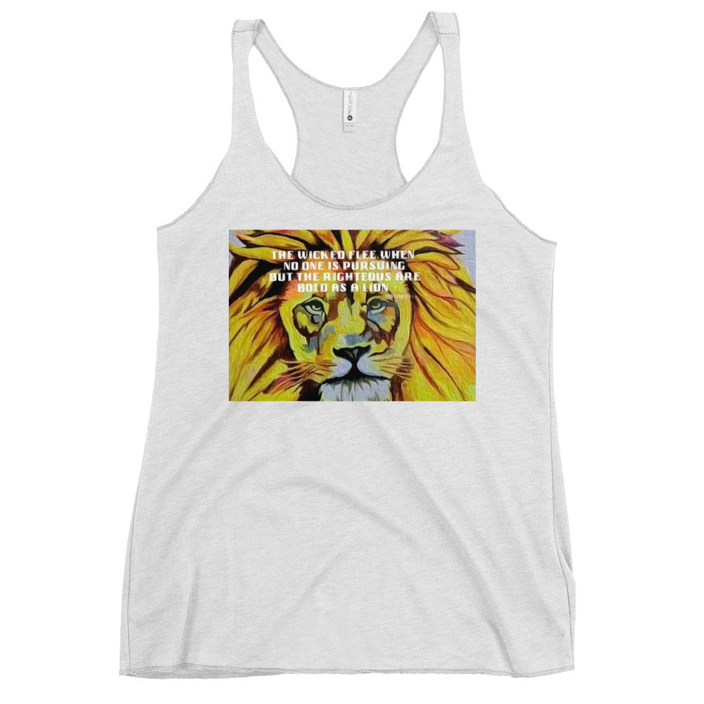 Bold as a Lion Women's Racerback Tank