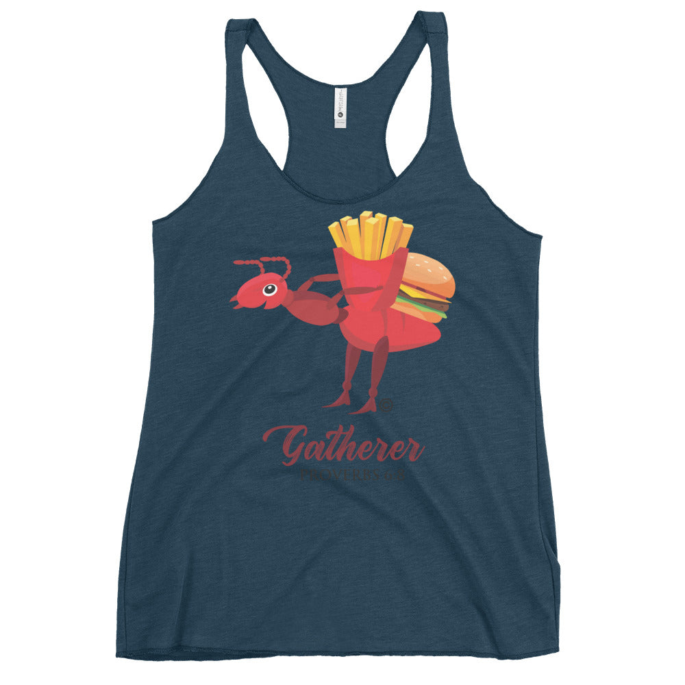 Gatherer Women's Colored Racerback Tank