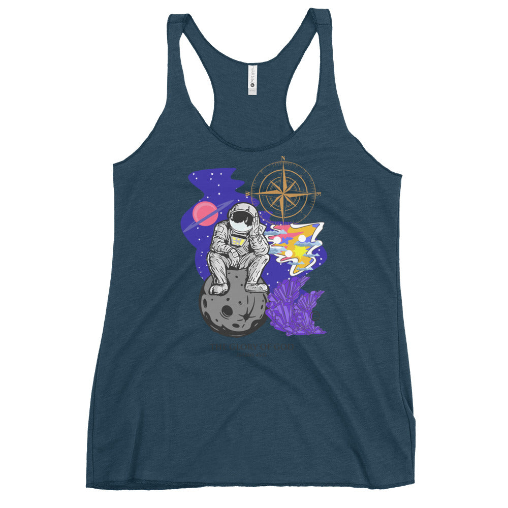 The Glory of God Women's Colored Racerback Tank