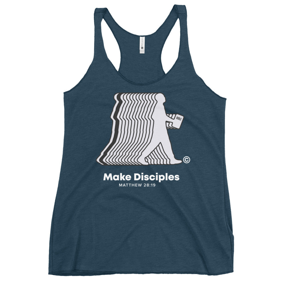 Make Disciples Colored Women's Racerback Tank