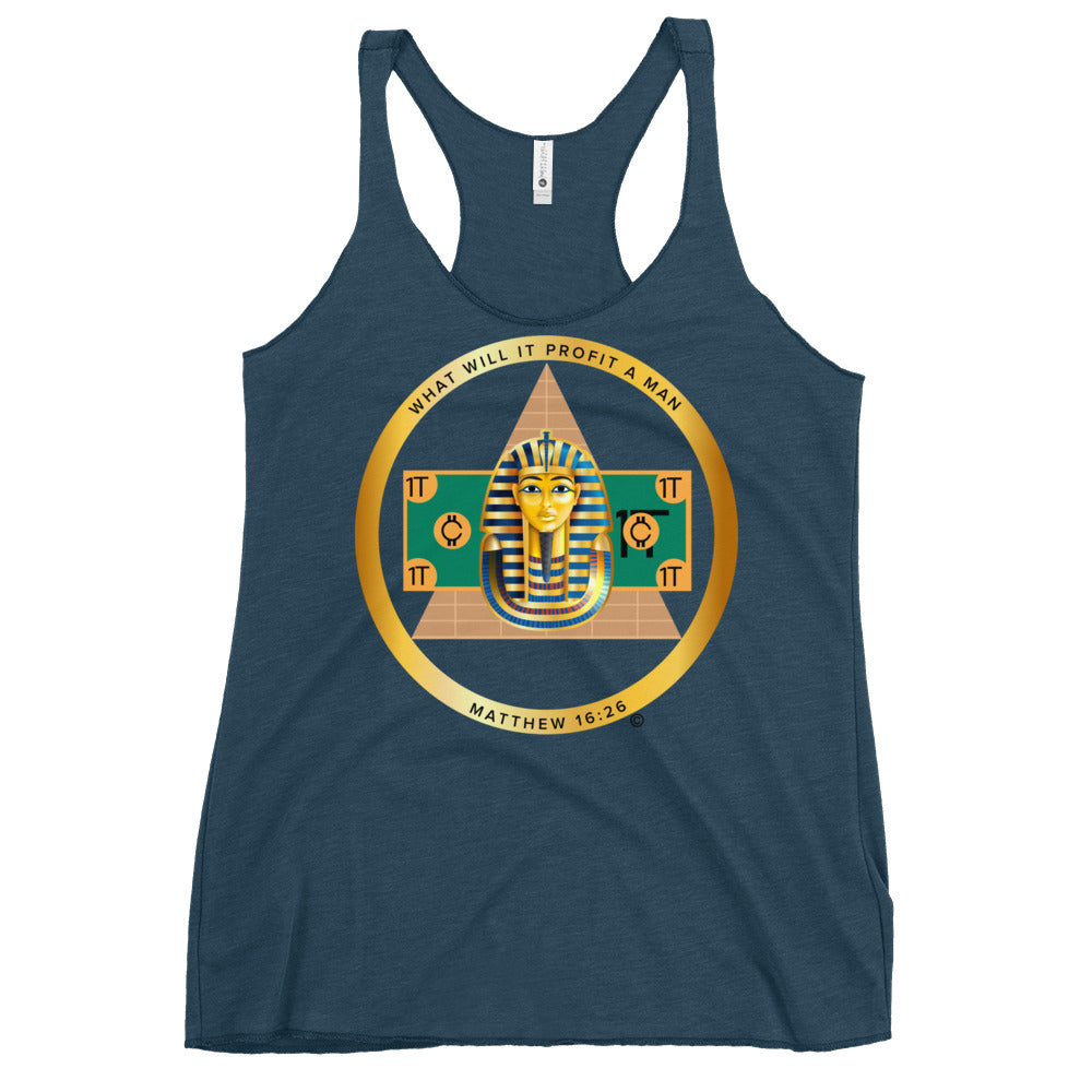 Matthew 16:26 Women's Racerback Tank