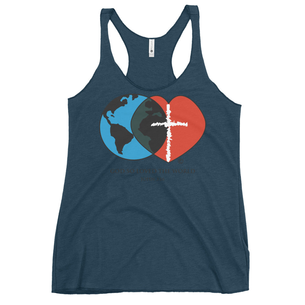 John 3:16 Women's Racerback Tank