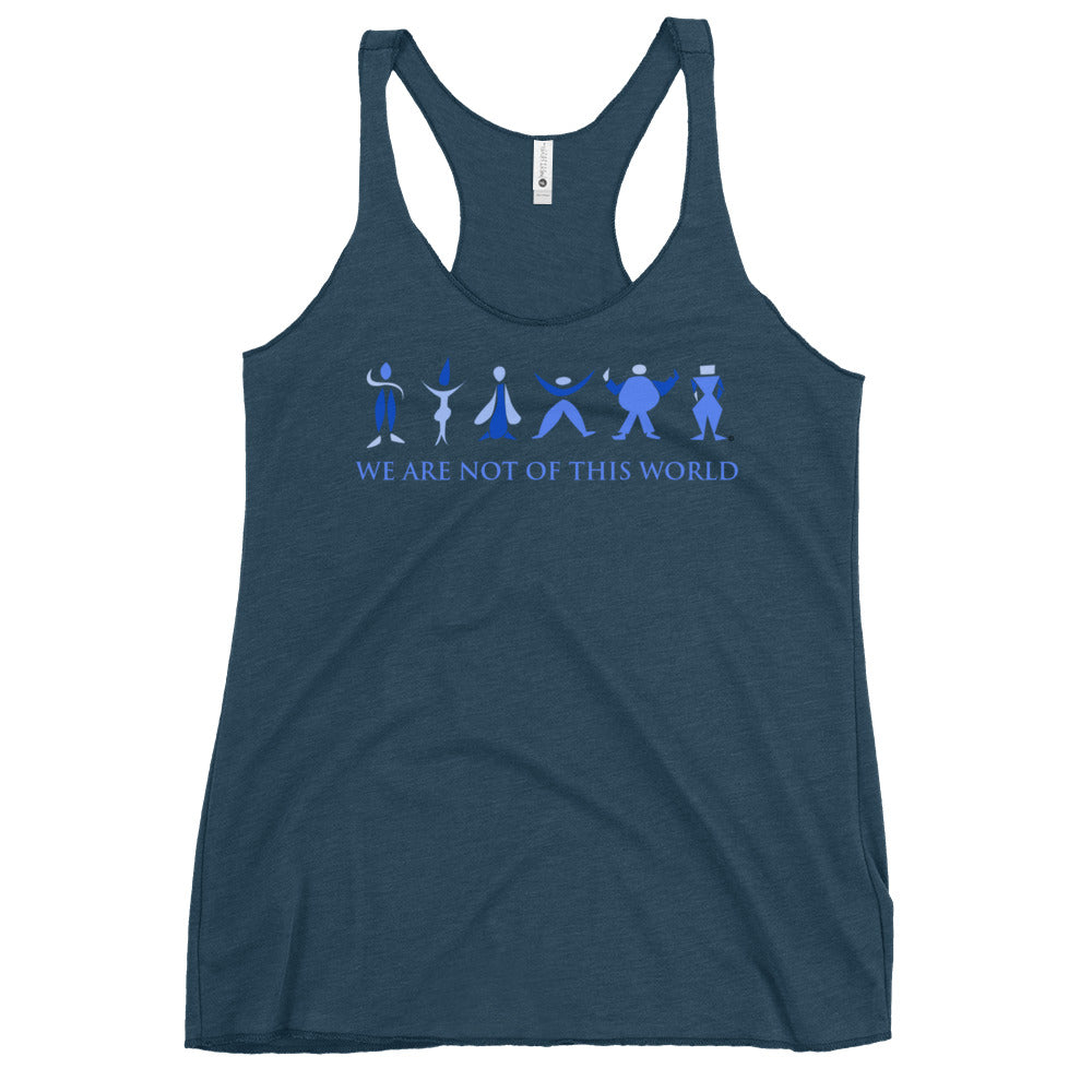 We Are Not of This World Women's Racerback Tank