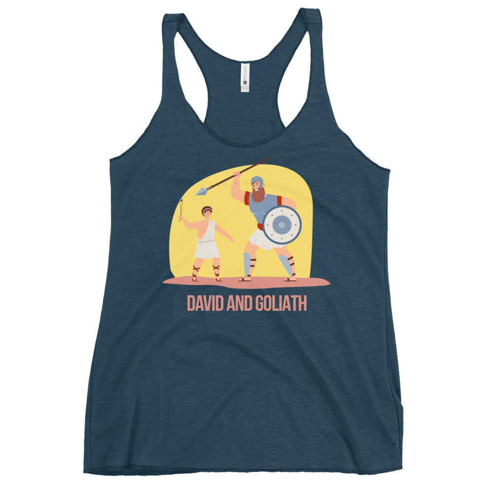David and Goliath Women's Racerback Tank