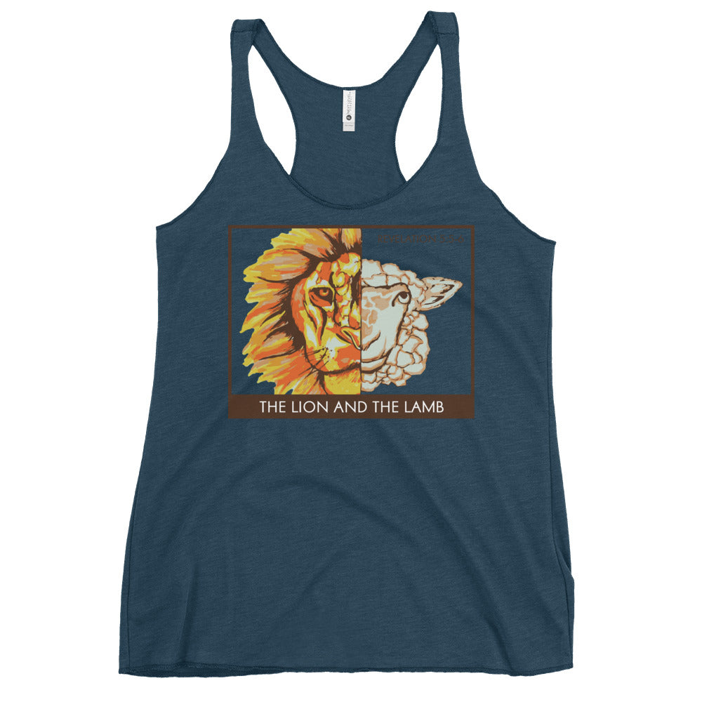 The Lion and the Lamb Women's Racerback Tank