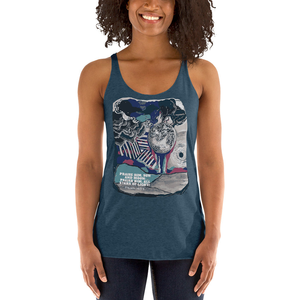 Praise Him Women's Racerback Tank