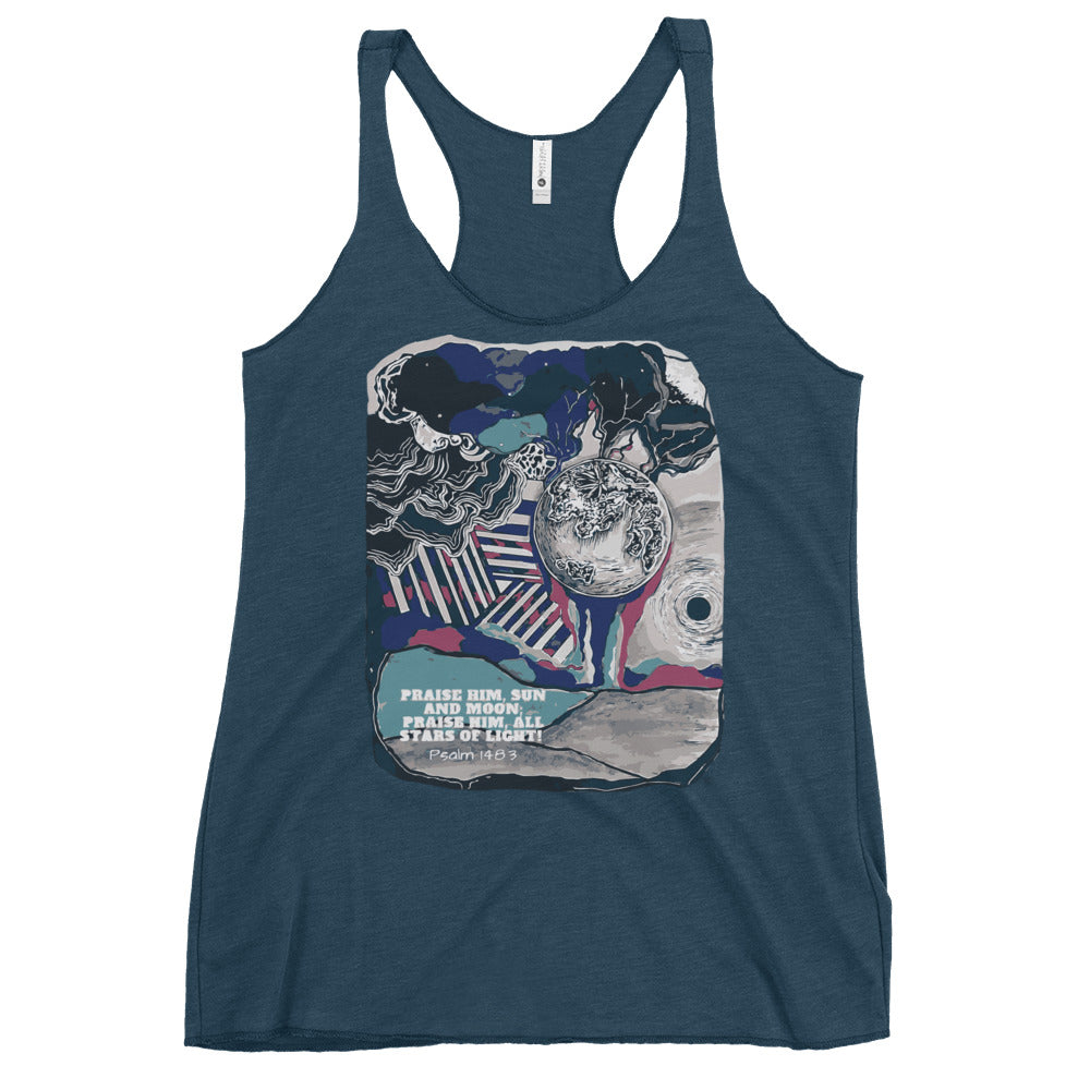 Praise Him Women's Racerback Tank
